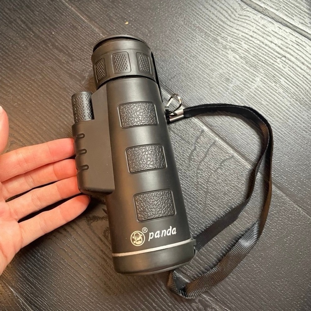 Panda‎ 40x60 Monocular Telescope High Definition Black Outdoor Gear